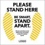 Stand Here Floor Decal