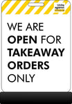 Takeaway Orders Footpath Panel