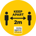 Keep Apart 2m - Floor Decal