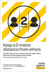 Keep a 2-metre distance from others Poster