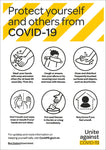 Protect yourself and others from COVID-19 - Poster