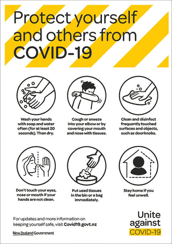 Protect yourself and others from COVID-19 - Poster