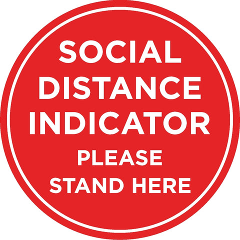 Social Distance Indicator - Floor Decal