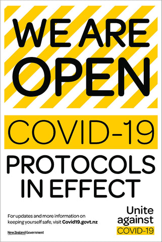 We are open - Protocol in effects Posters